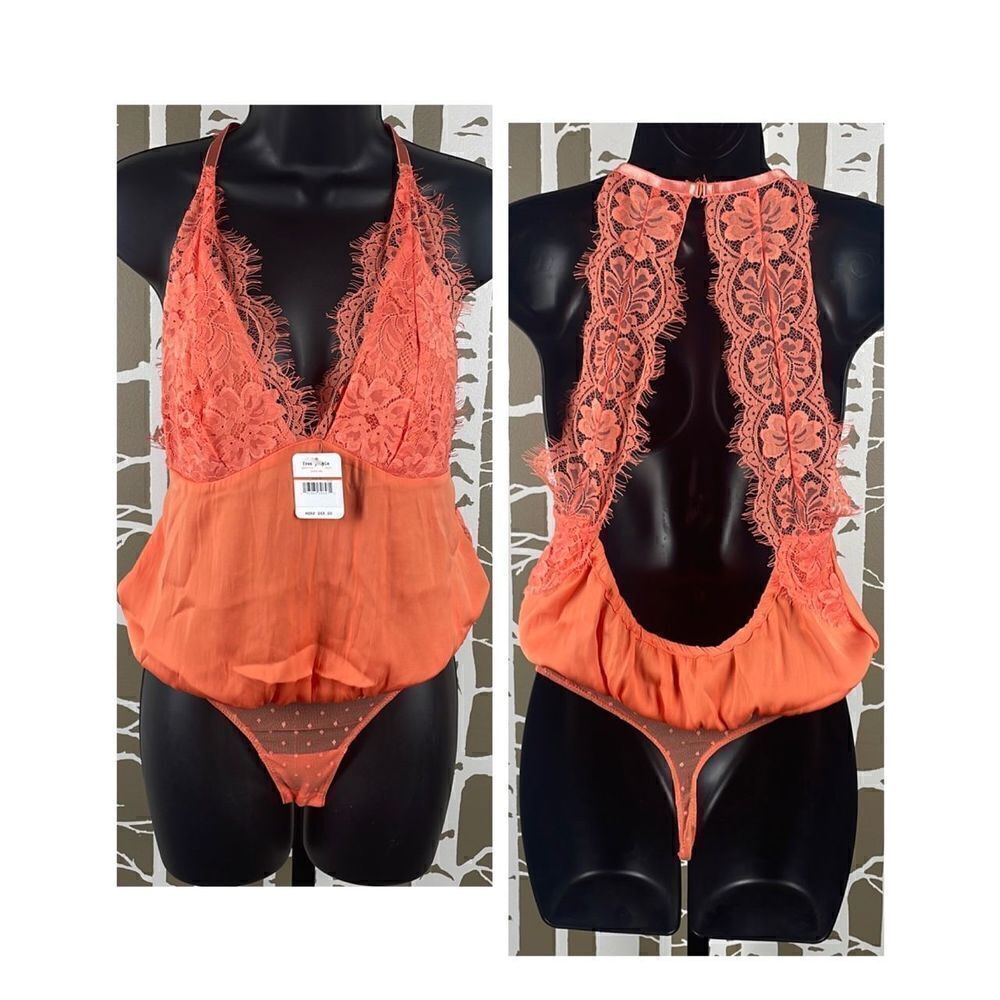 NWT $68 Free People Coralina Body Suit XS - Picture 1 of 7